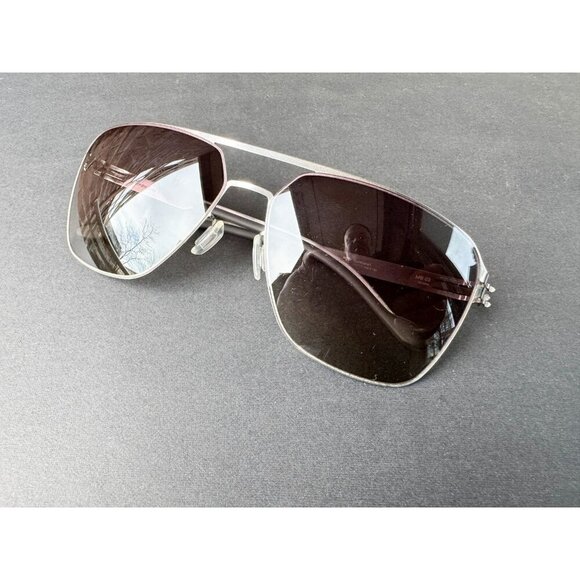 iC Berlin Mercedes Benz Chrome  Frame Aviator Sunglasses Made in Germany - Picture 1 of 9